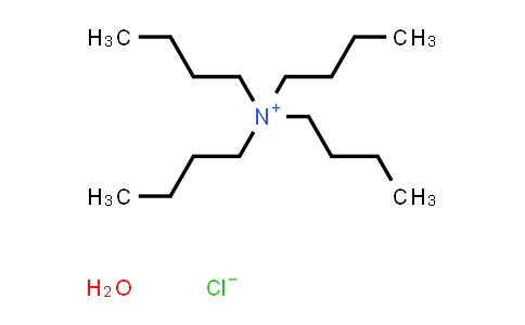 Tetrabutyl-ACl-Hydrat.png Tetrabutylammoniumchlorid-Hydrat 98%, CAS 37451-68-6