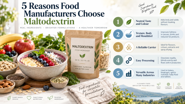 5 Reasons Food Manufacturers Choose Maltodextrin